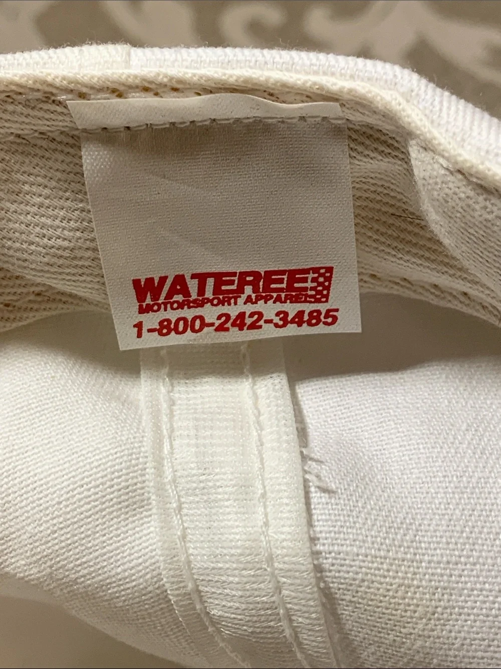 White Rope-Trim Baseball Cap - Picture 5 of 5